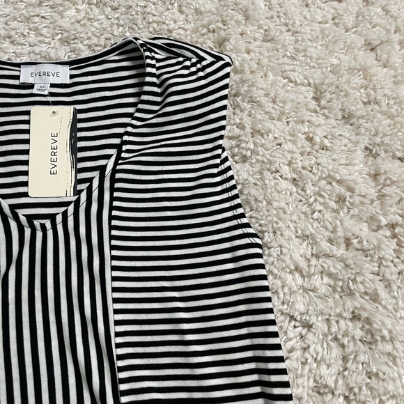 Evereve Laney Striped Mix Tank Top Size XS - Picture 2 of 10